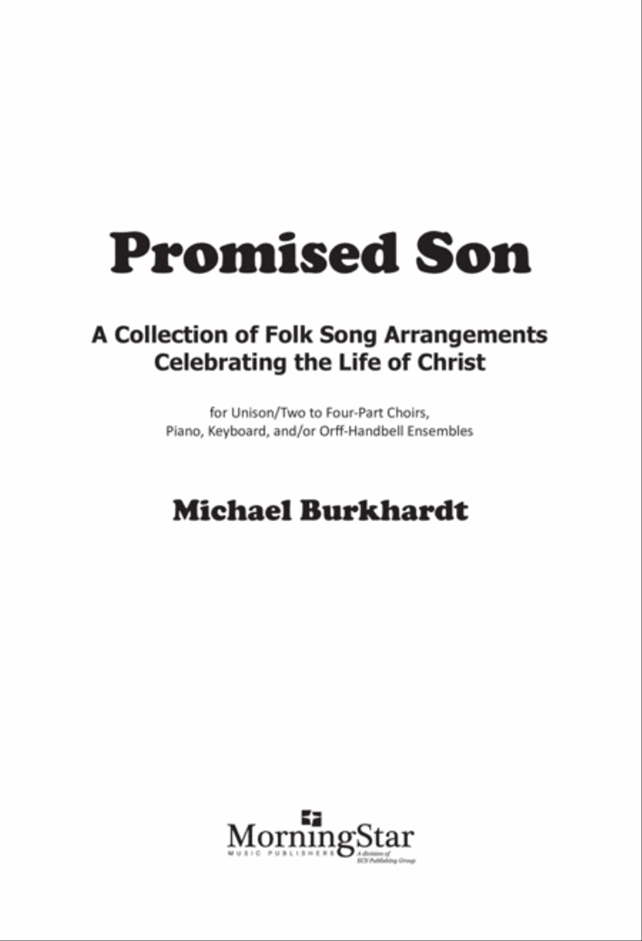 Promised Son Choir scores gallery preview page 3