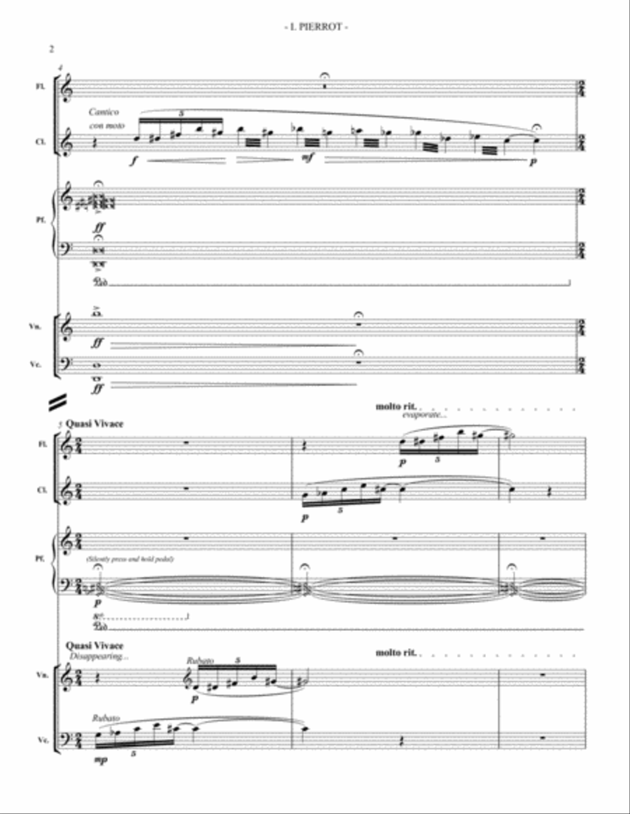 Pierrot Serrata Pierrot Serrata Small Ensemble scores gallery preview page 4