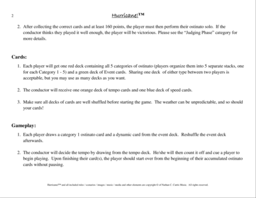 Hurricane! Small Ensemble scores gallery preview page 4