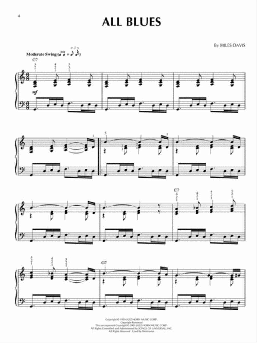 Jazz Blues – 2nd Edition Piano Solo scores gallery preview page 3