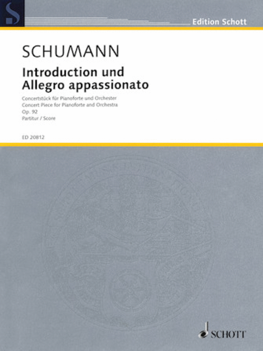 Introduction and Allegro Appassionato, Op. 92 Orchestra scores gallery preview page 1