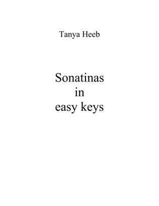 Book cover for 3 Piano Sonatinas in Easy Keys