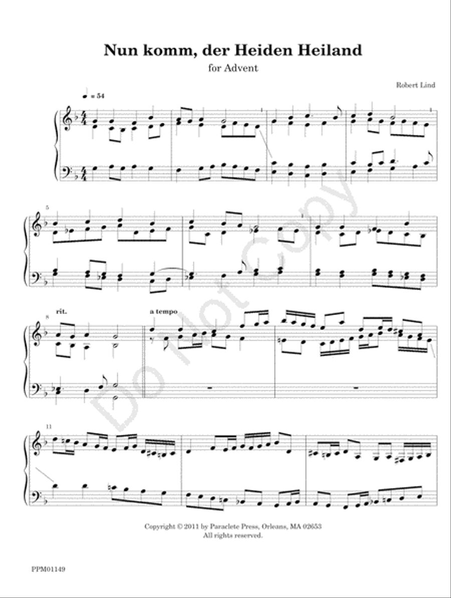 Organ Works for the Church Year Organ scores gallery preview page 7