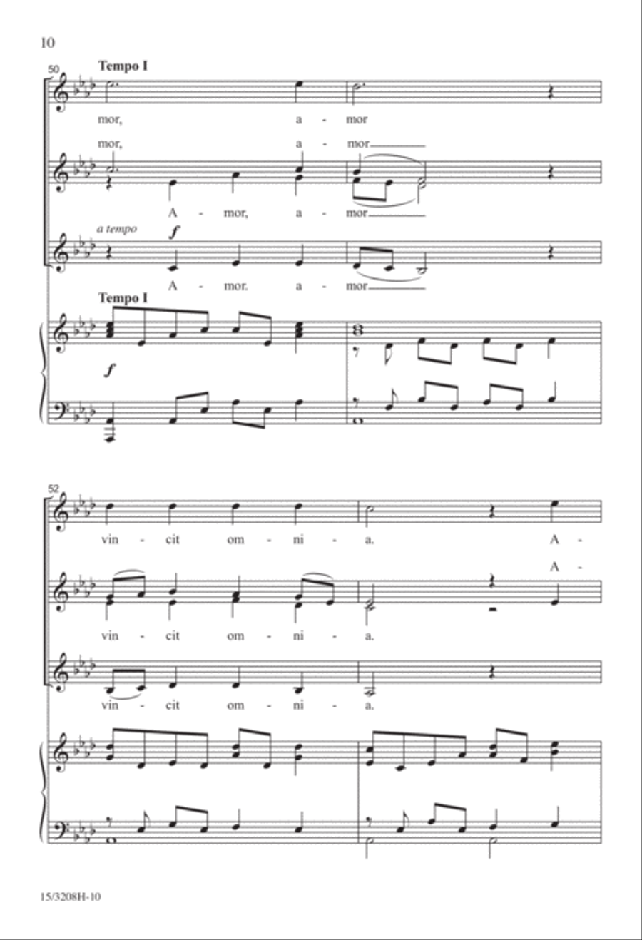 Amor Vincit Omnia Amor Vincit Omnia SSA scores gallery preview page 10