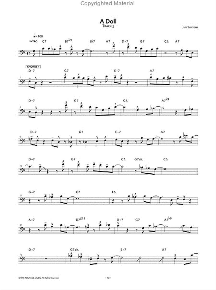 Jazz Conception -- Trombone Trombone scores gallery preview page 3