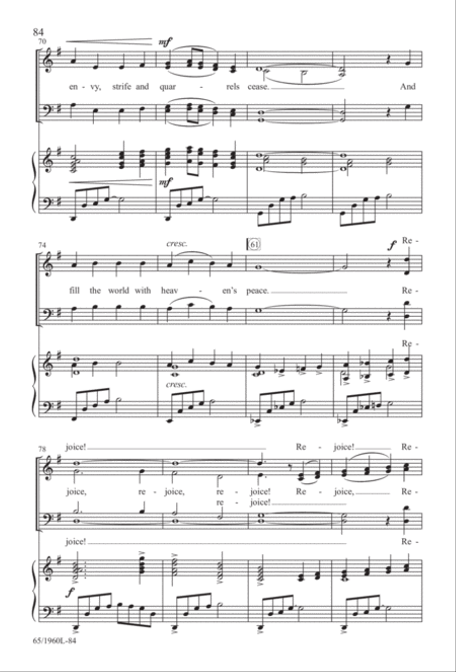 A New Birth...A New Beginning 4-Part scores gallery preview page 85