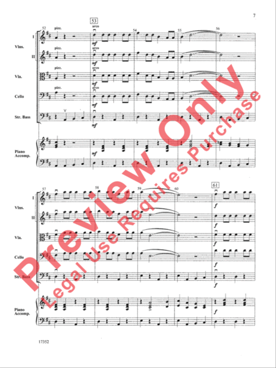 The Crawdad Song String Orchestra scores gallery preview page 8