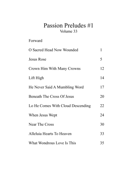 Passion Preludes #1 Volume 33 image number null