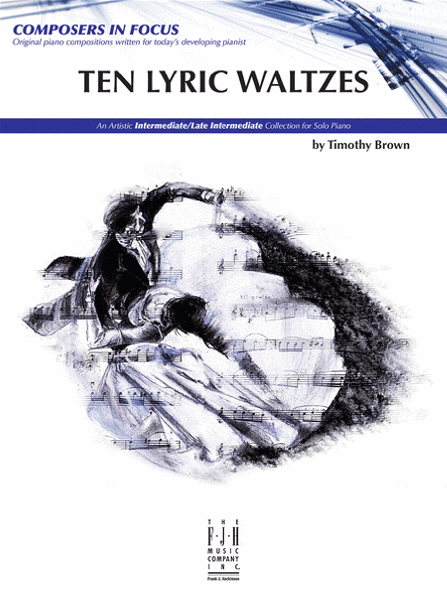 Ten Lyric Waltzes Piano Solo scores gallery preview page 2