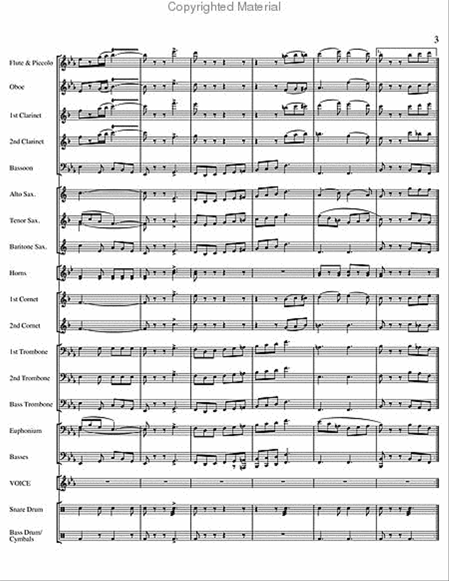 Heroes of New York Concert Band scores gallery preview page 4