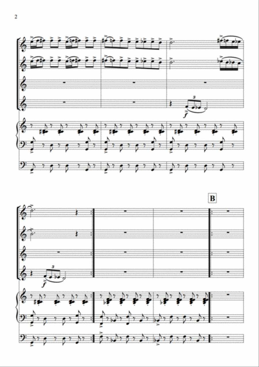 Sabre Dance From ‘Gayaneh’ Ballet Set of Parts scores gallery preview page 4
