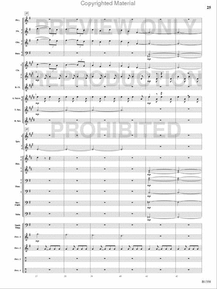 Three Celtic Dances Concert Band scores gallery preview page 24