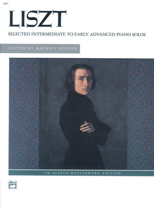Book cover for Liszt: Selected Intermediate to Early Advanced Piano Solos