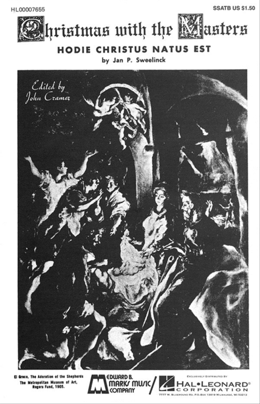 Hodie Christus natus est SSATB scores gallery preview page 1
