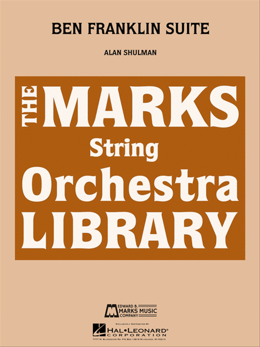Ben Franklin Suite Ben Franklin Suite String Orchestra scores gallery preview page 1