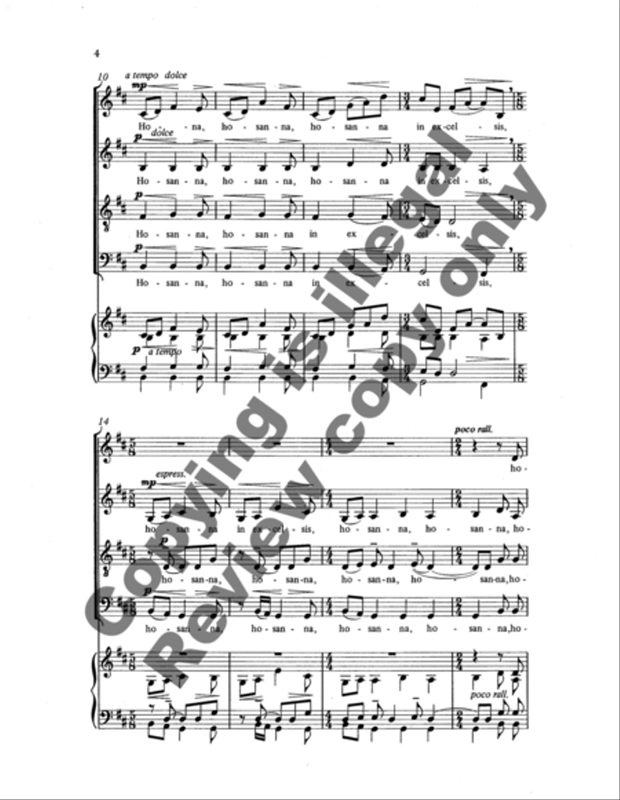 Hosanna image number null