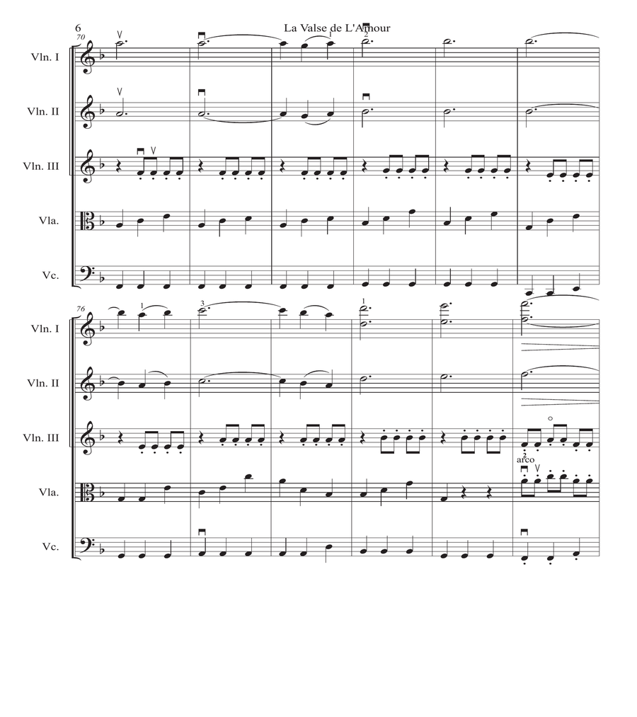 La Valse De L'amour