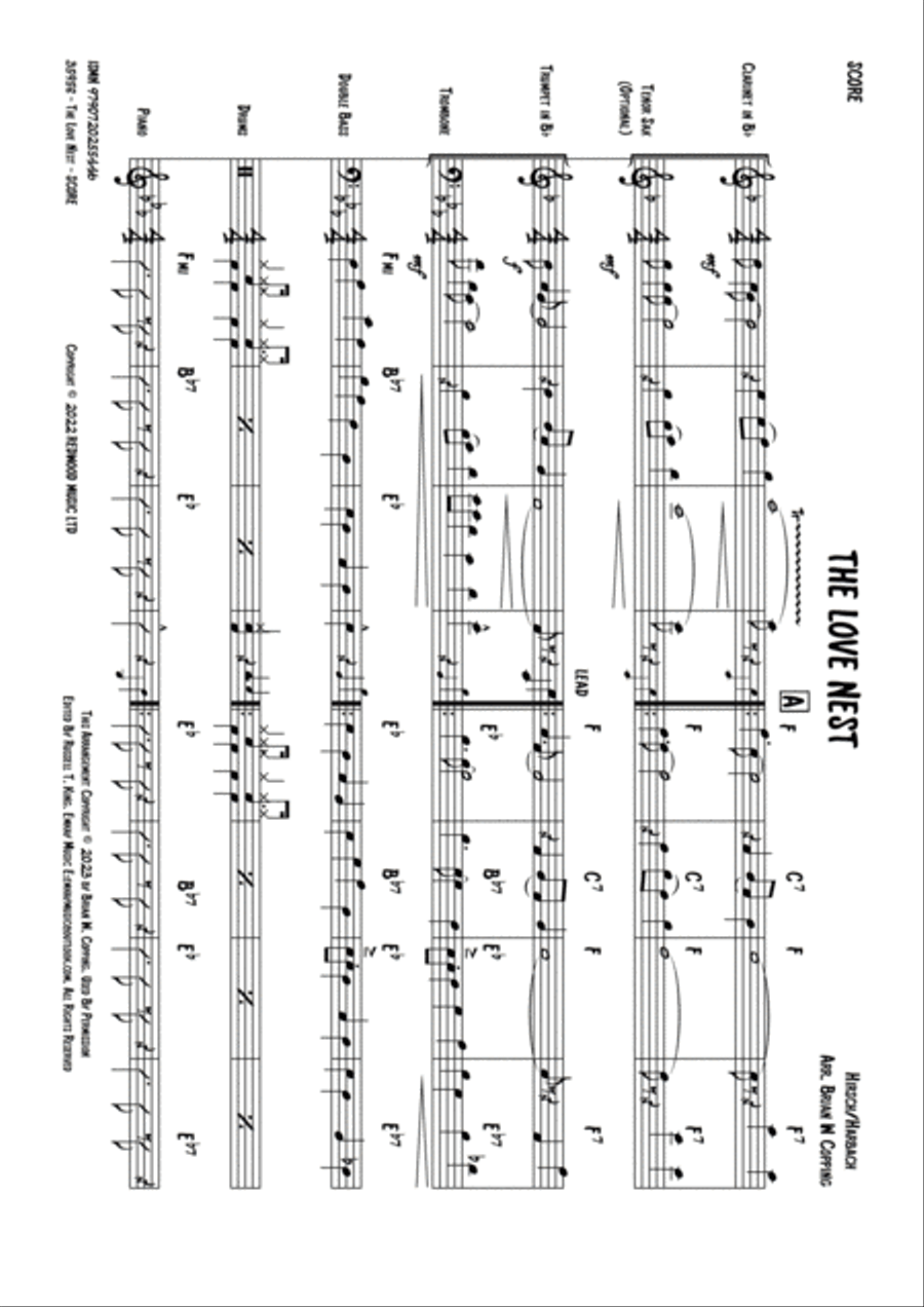 Love Nest Jazz Ensemble scores gallery preview page 2