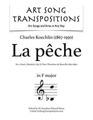 KOECHLIN: La pêche, Op. 8 no. 1 (transposed to F major)