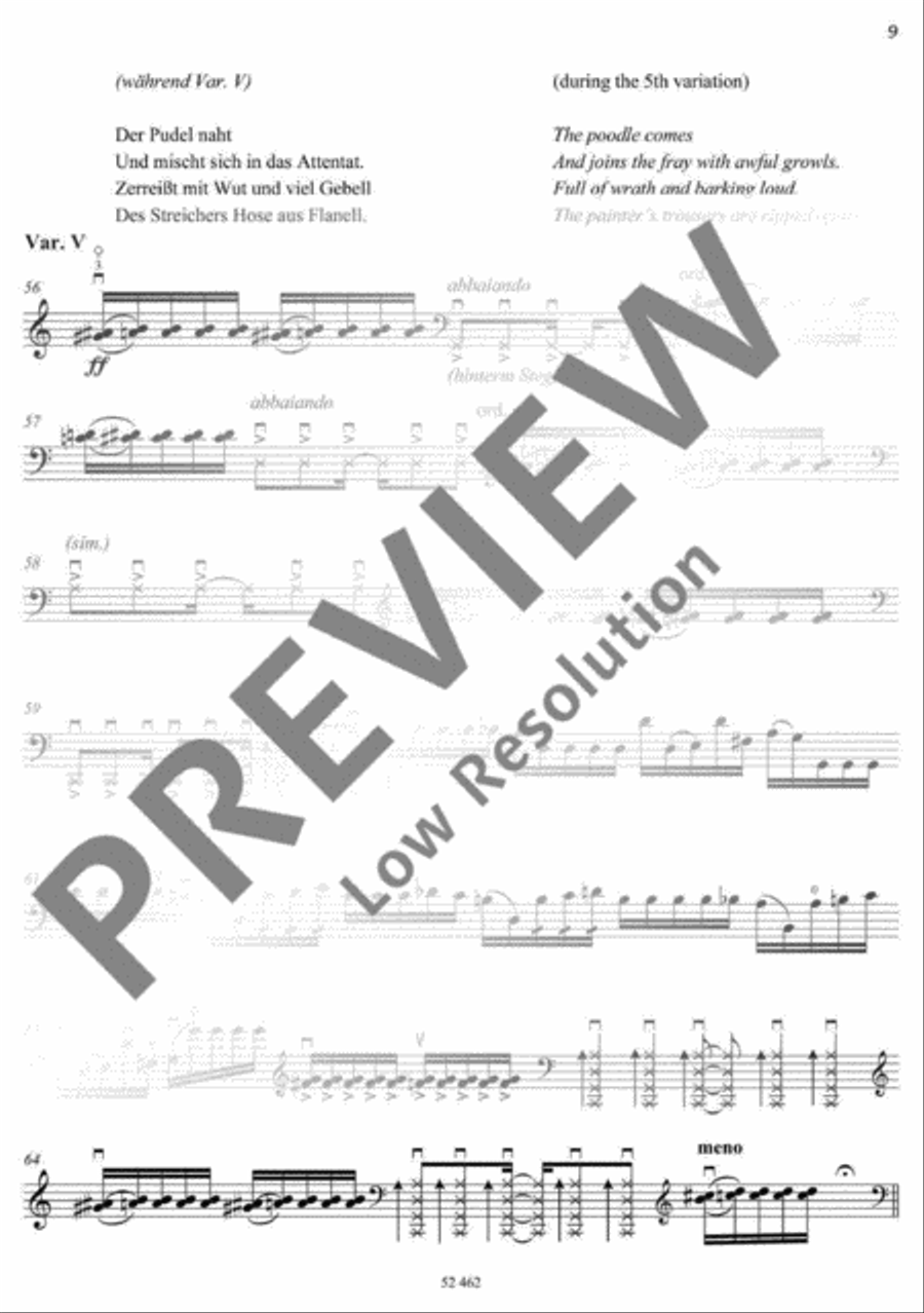 The Hostile Neighbours The Hostile Neighbours Cello Solo scores gallery preview page 10