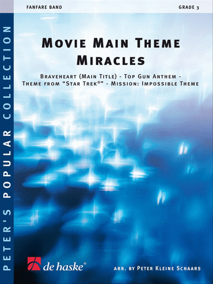 Movie Main Theme Miracles Fanfare Band scores gallery preview page 1