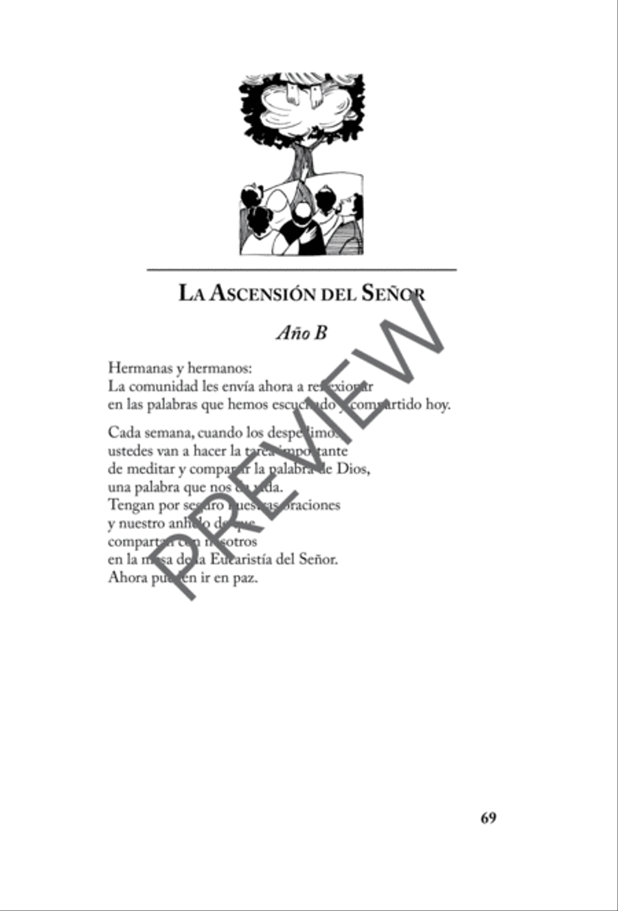 Les Enviamos: Para despedir a los Catecumenos Sacred scores gallery preview page 14