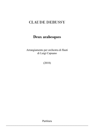 Debussy, Deux Arabesques - (Flute choir)