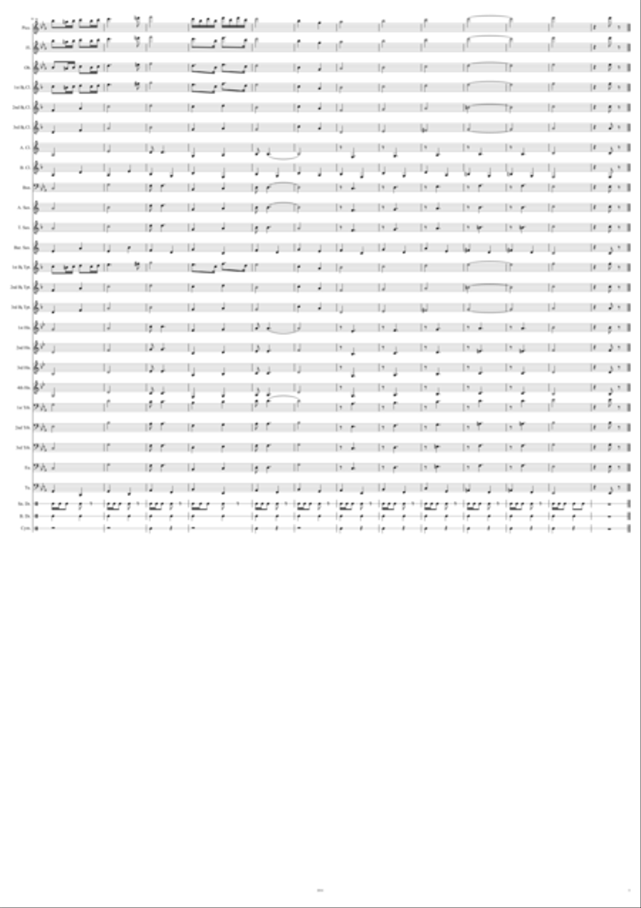 Iowa State Troopers March Marching Band scores gallery preview page 5