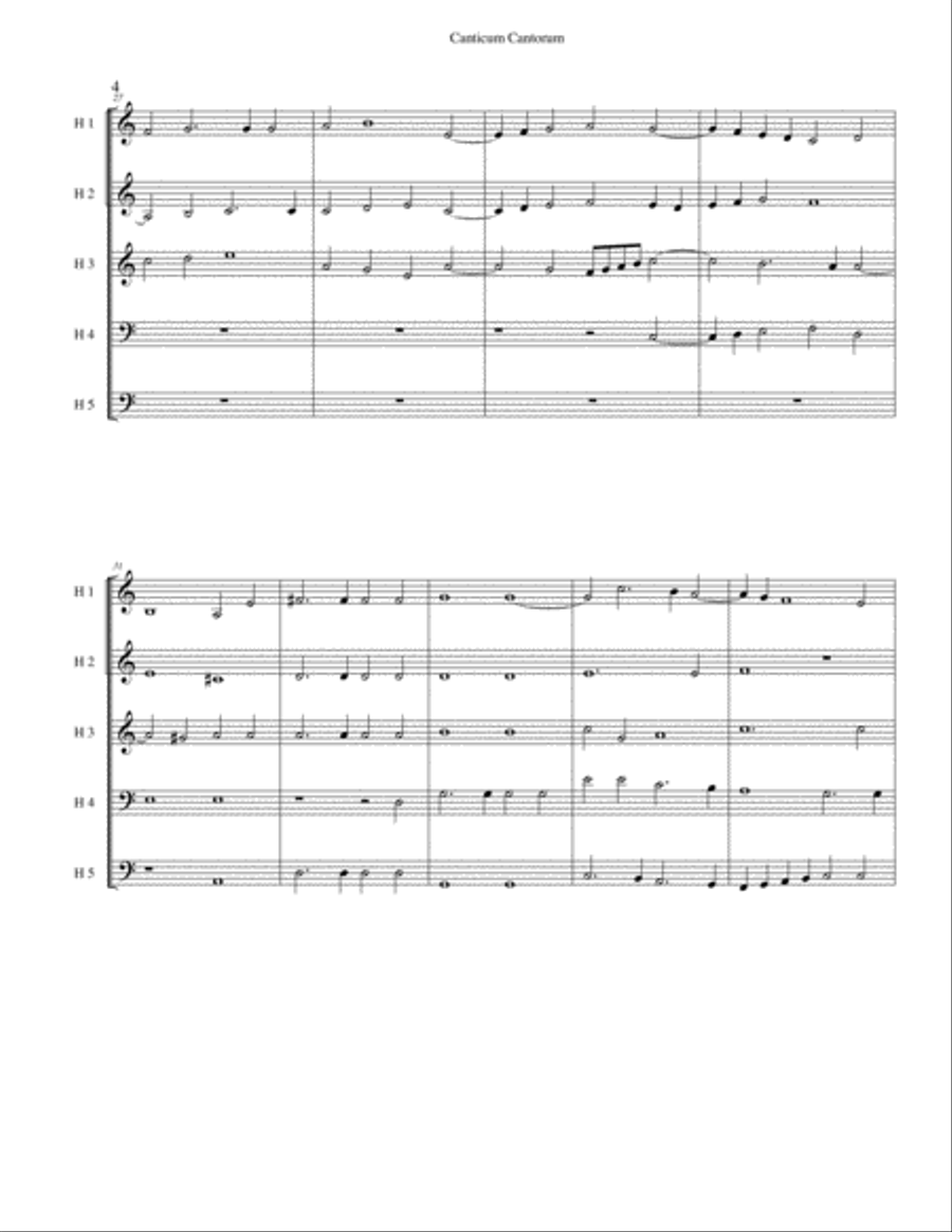 Osculetur Me Osculetur Me Brass Ensemble scores gallery preview page 4