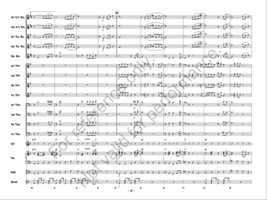 Free Range Trumpets Jazz Ensemble scores gallery preview page 9