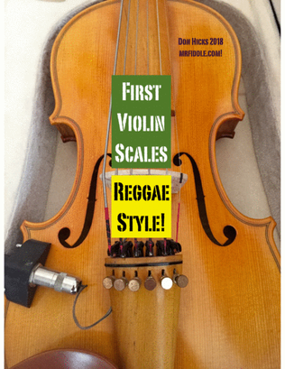 Book cover for First Violin Scales - Reggae Style!
