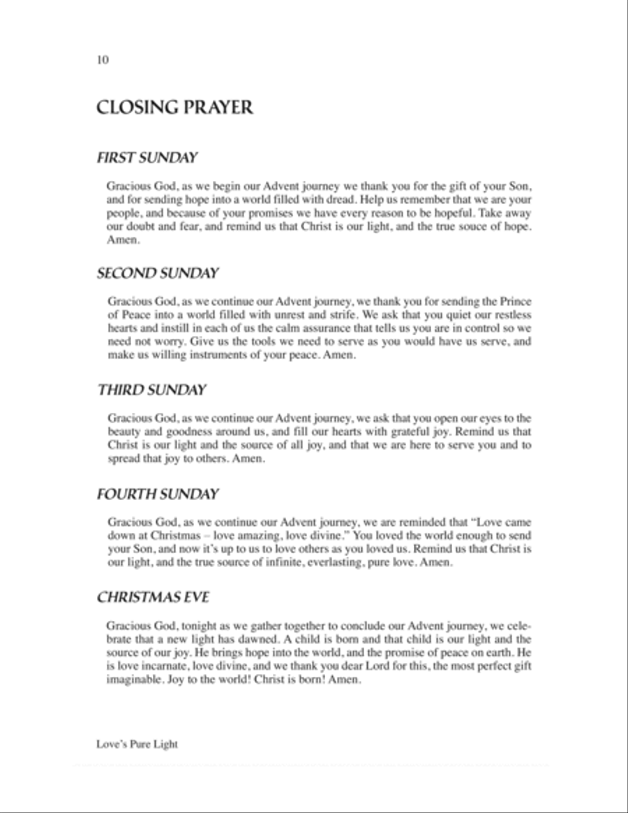 Love's Pure Light Love's Pure Light 3-Part scores gallery preview page 20
