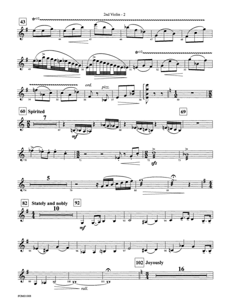 Harry Potter Symphonic Suite: 2nd Violin