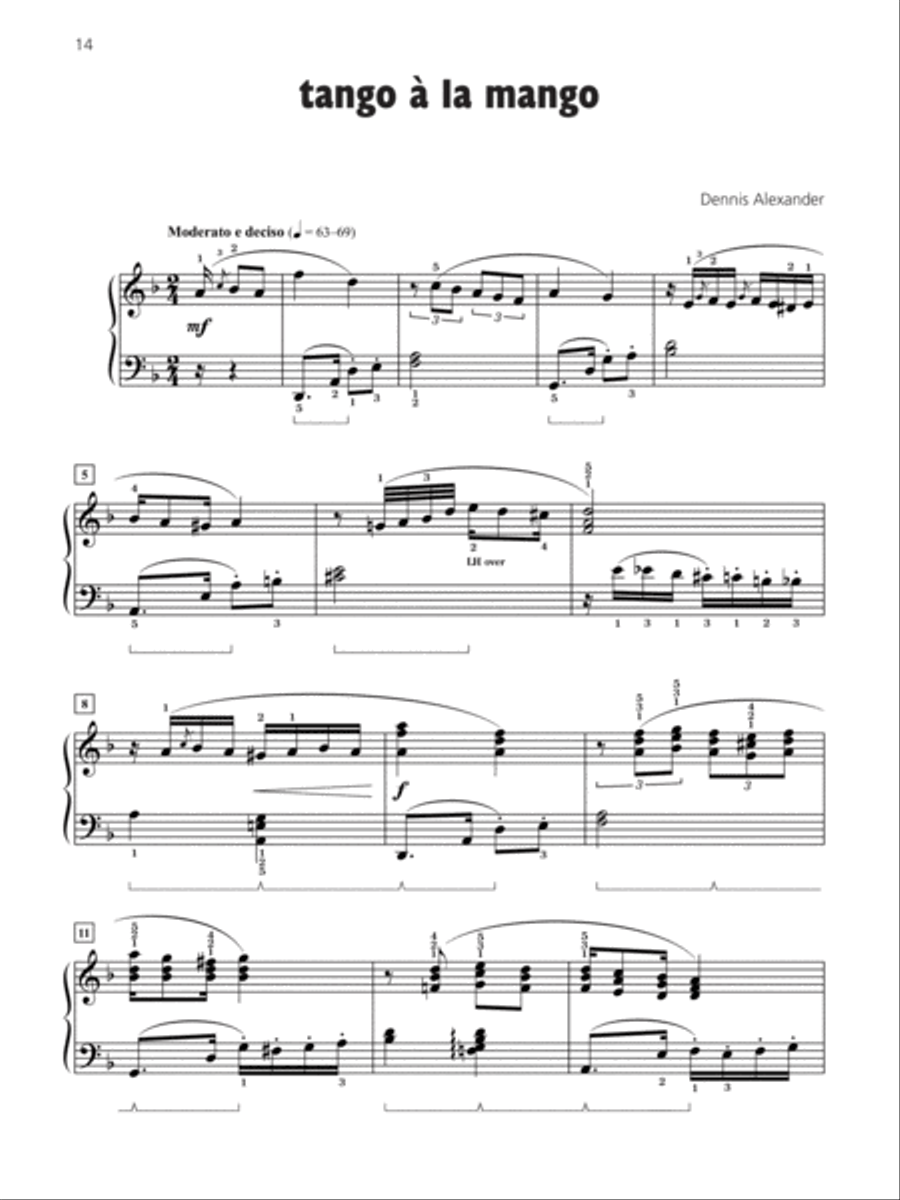 A Splash of Color Piano Solo scores gallery preview page 5