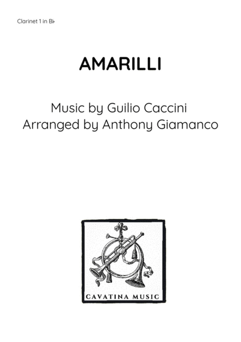 Amarilli - clarinet trio image number null
