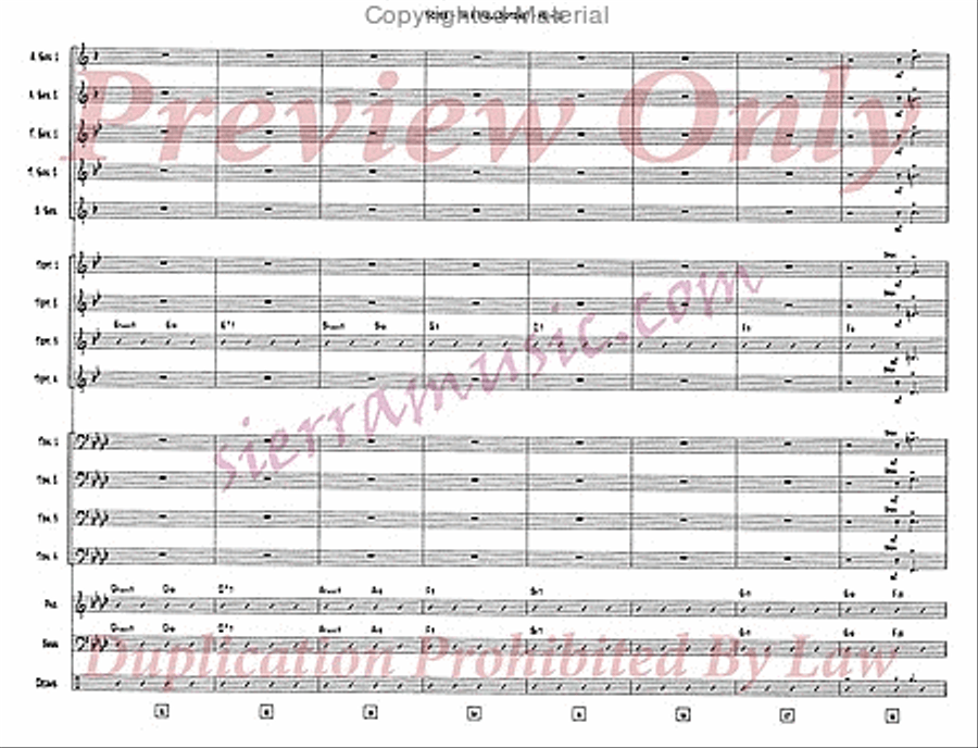 In A Mellow Tone Big Band scores gallery preview page 12