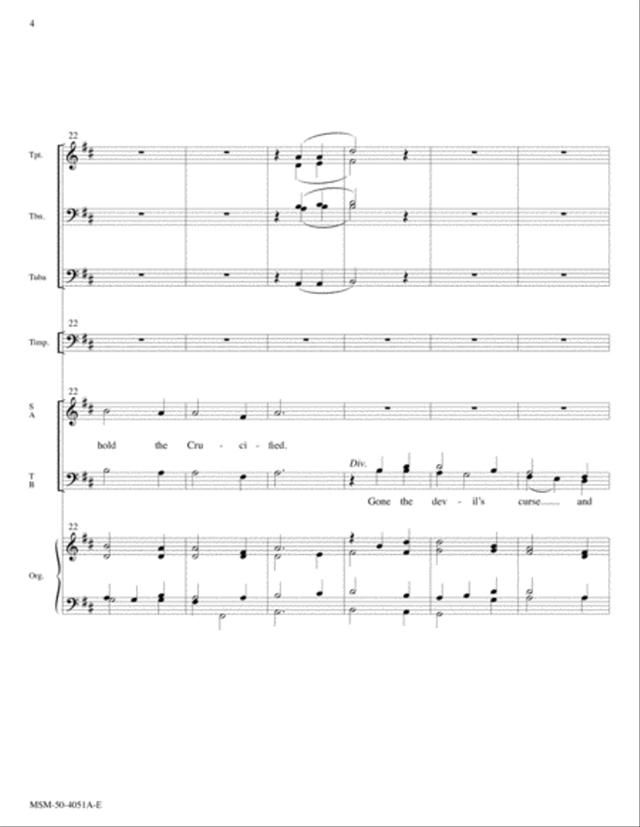 Now Life Rises in the Morning Choir scores gallery preview page 4