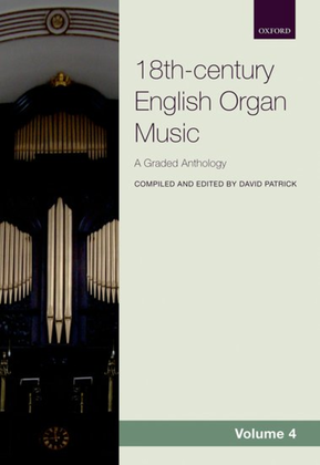 Book cover for 18th-century English Organ Music, Volume 4