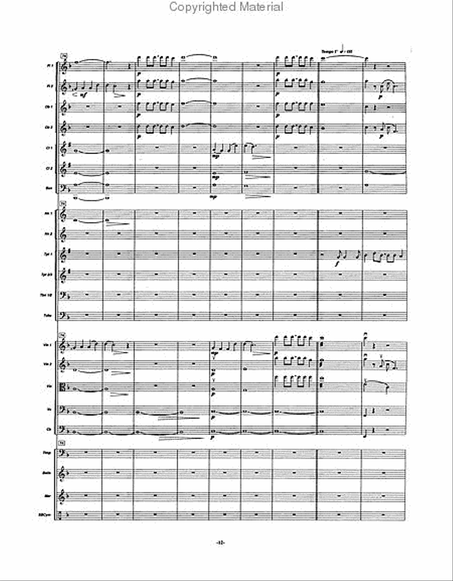 Cross and Glory Orchestra scores gallery preview page 3