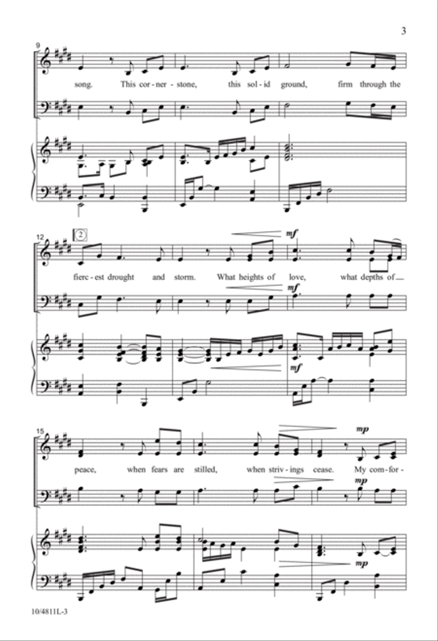 In Christ Alone 3-Part scores gallery preview page 3
