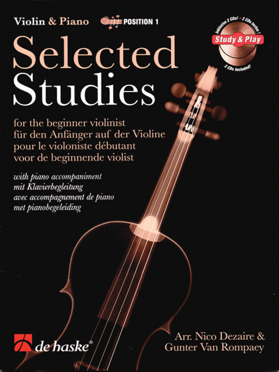 Selected Studies by Nico Dezaire Violin Solo - Sheet Music