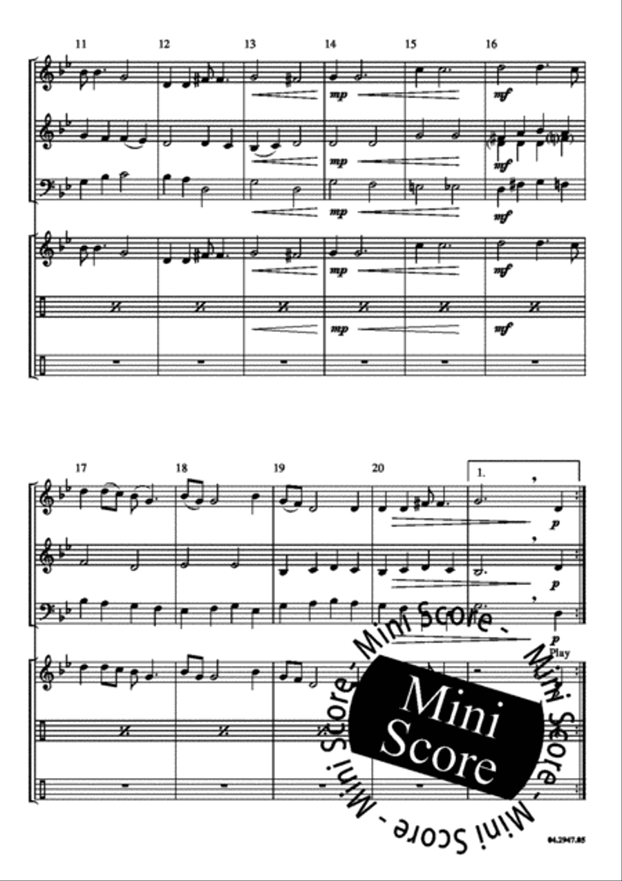 Five Spirituals 3-Part scores gallery preview page 11