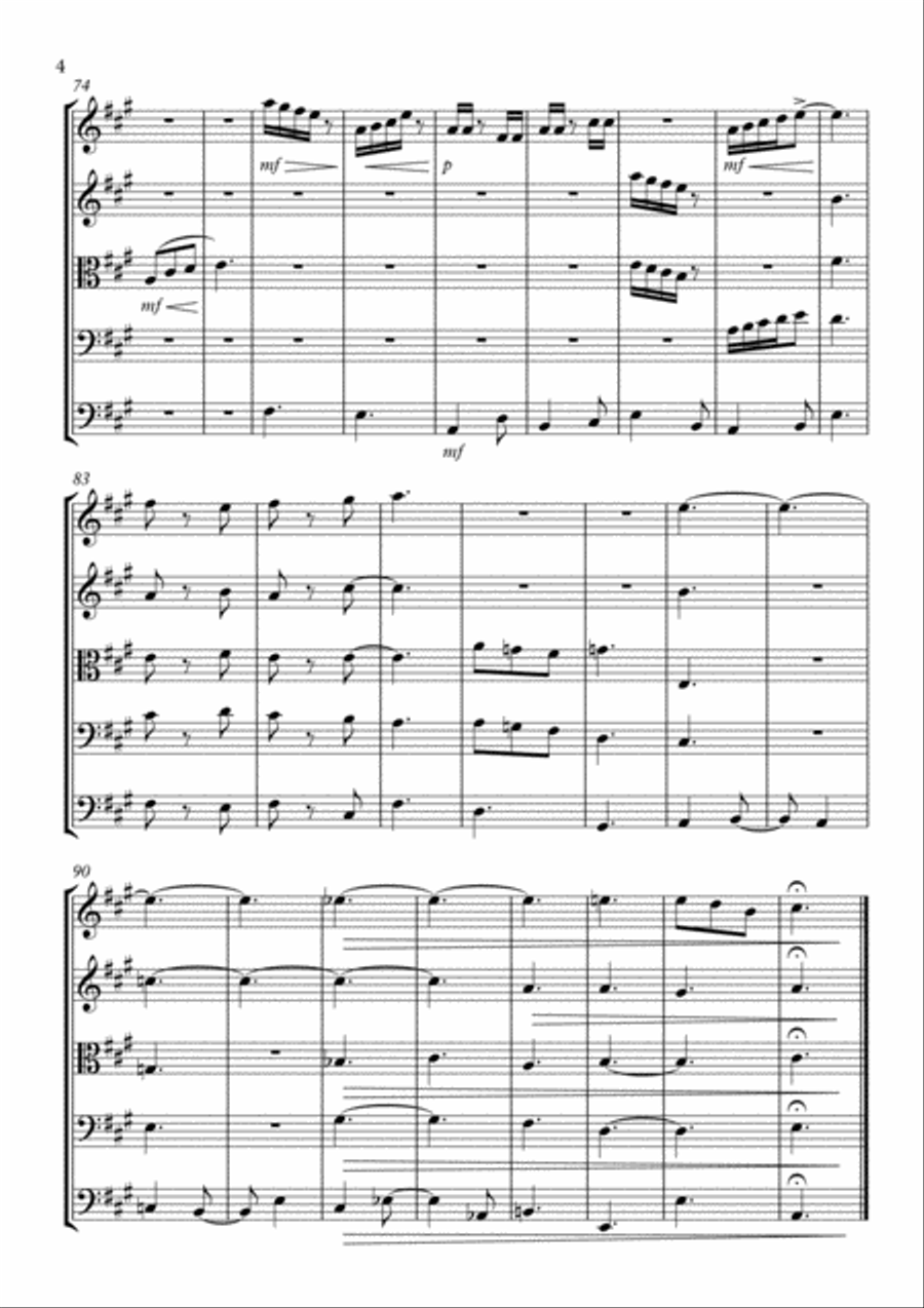 Hijos Hijos String Quintet scores gallery preview page 4