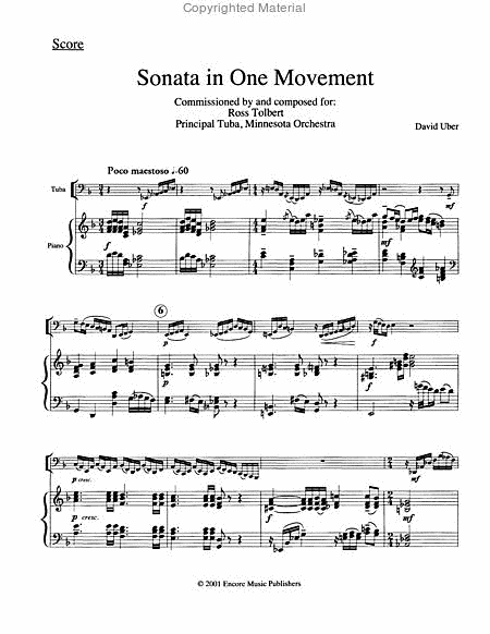 Sonata in One Movement