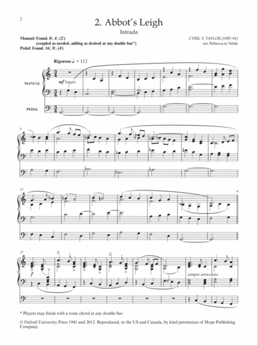 Hymn Miniatures 2 Organ scores gallery preview page 3