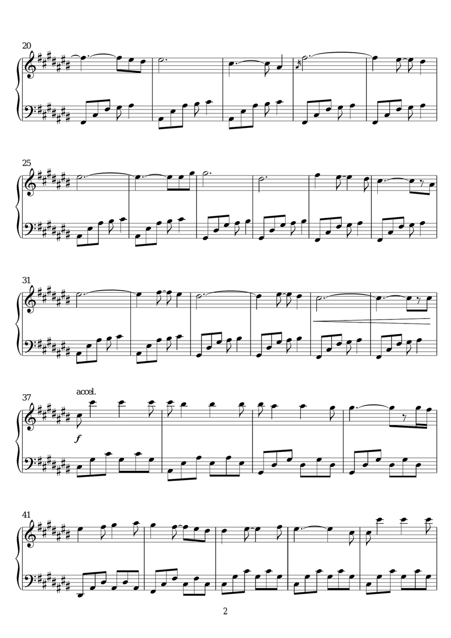 Dream Of Flying Dream Of Flying Piano Solo scores gallery preview page 2