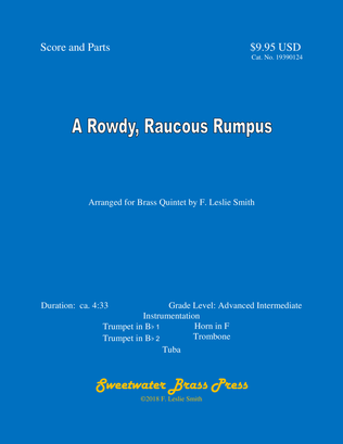 Book cover for A Rowdy, Raucous Rumpus