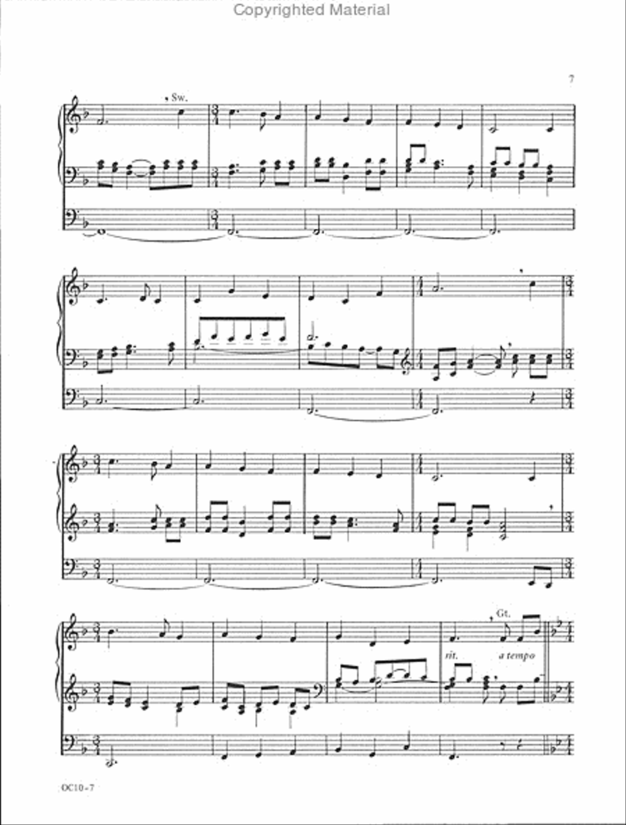 How Great Thou Art - organ solo collection Organ scores gallery preview page 5