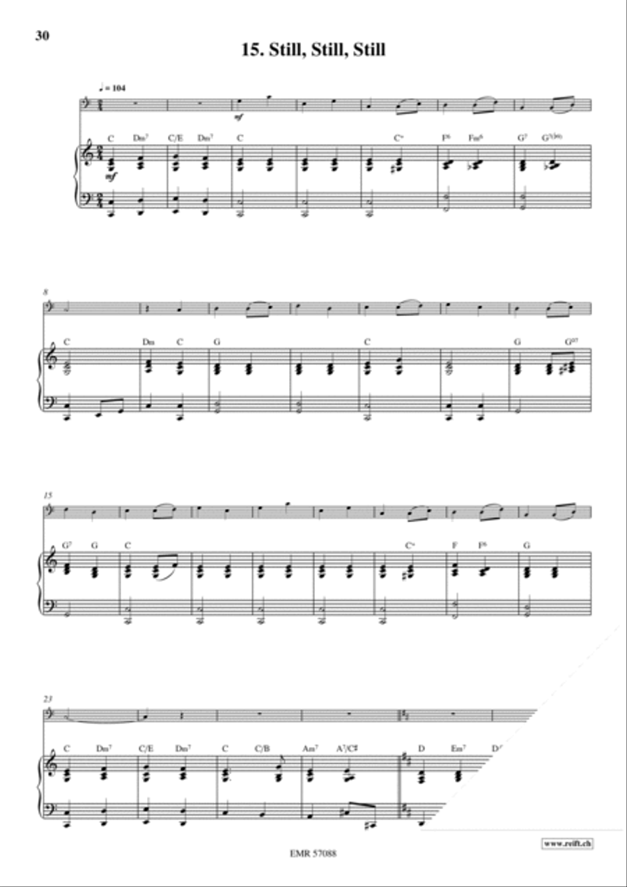 18 Christmas Songs Bass Recorder scores gallery preview page 18