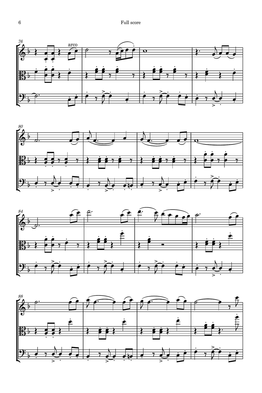 Stand By Me String Trio scores gallery preview page 6